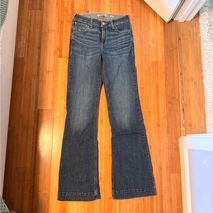 Ariat Women's High Rise Bootcut Jeans - Dark Blue Wash